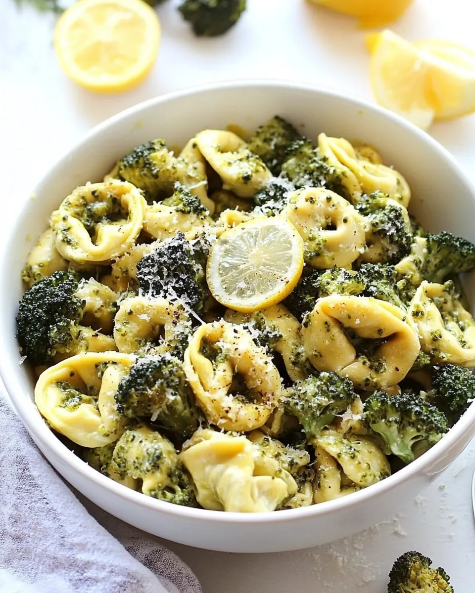 Lemon Broccoli Tortellini