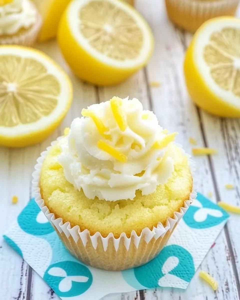 Lemon Burst Cupcakes