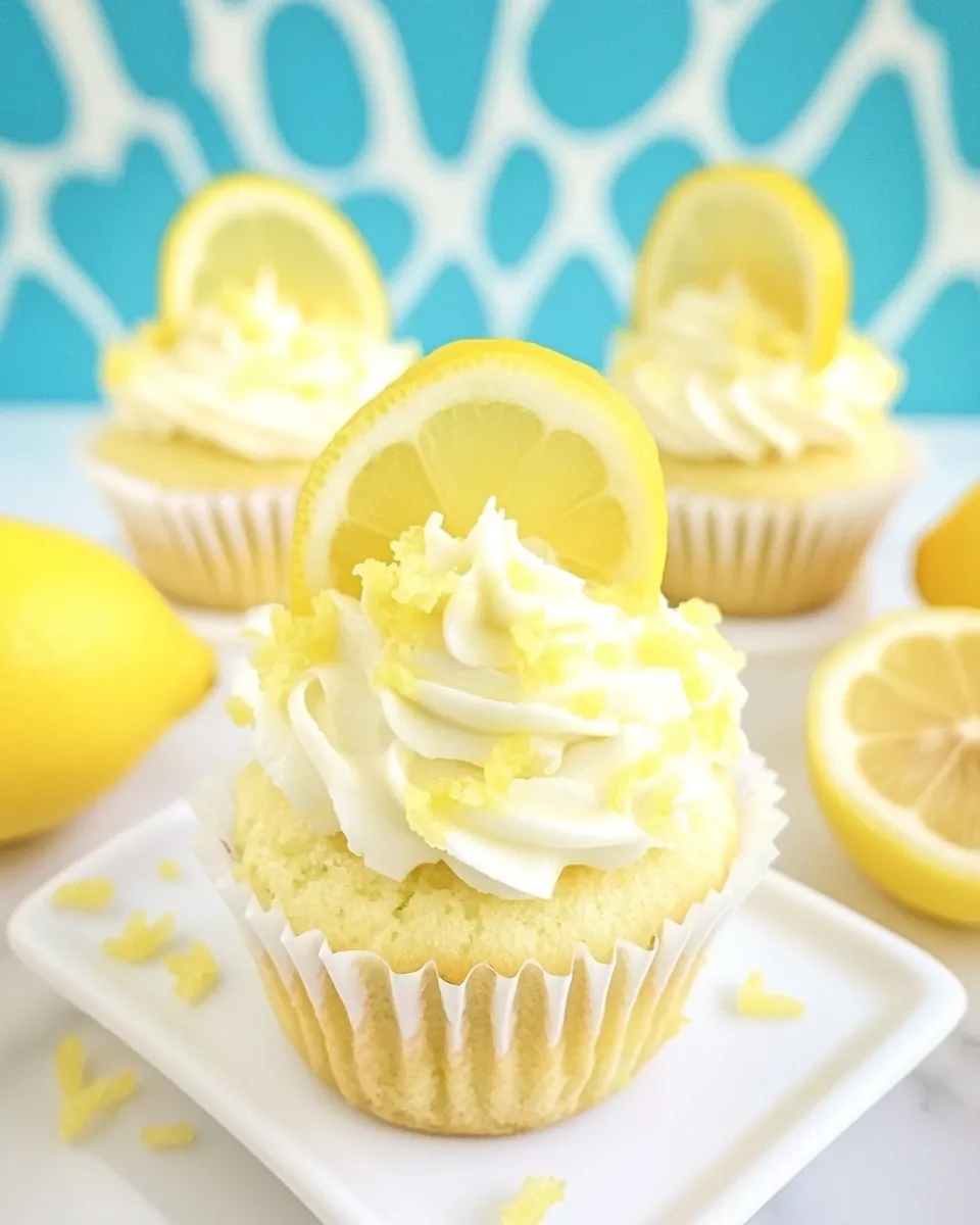Lemon Burst Cupcakes