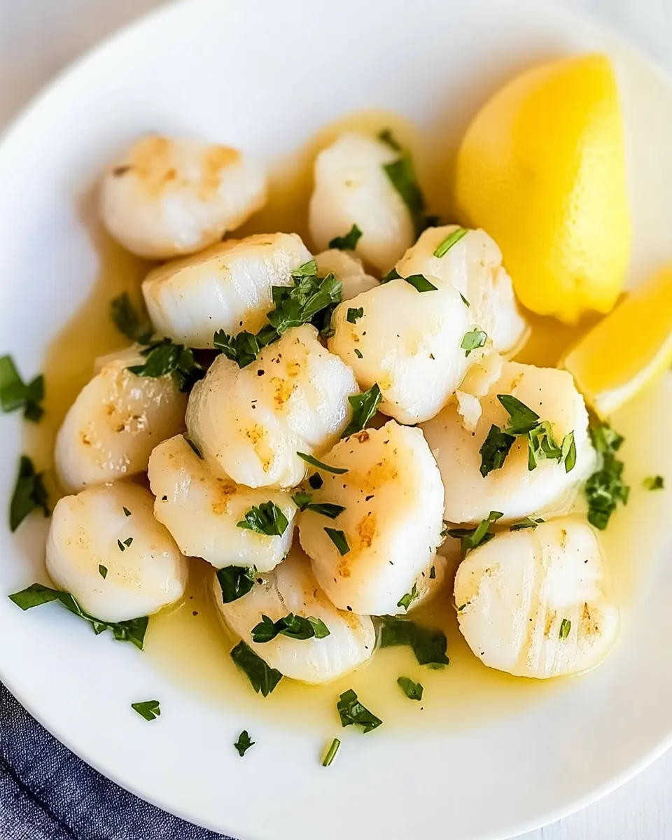 Lemon Butter Sauteed Scallops