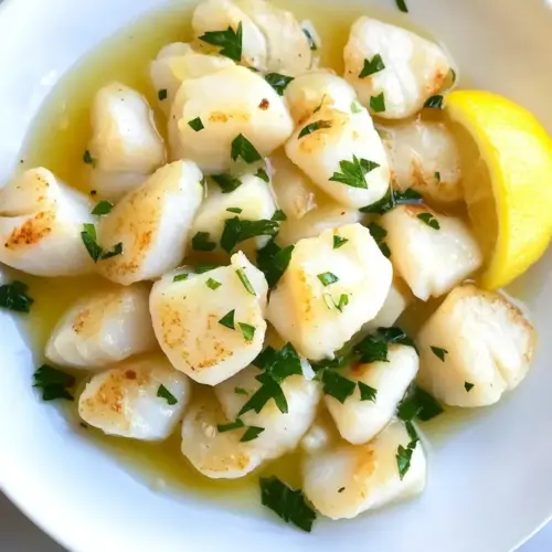Lemon Butter Sauteed Scallops