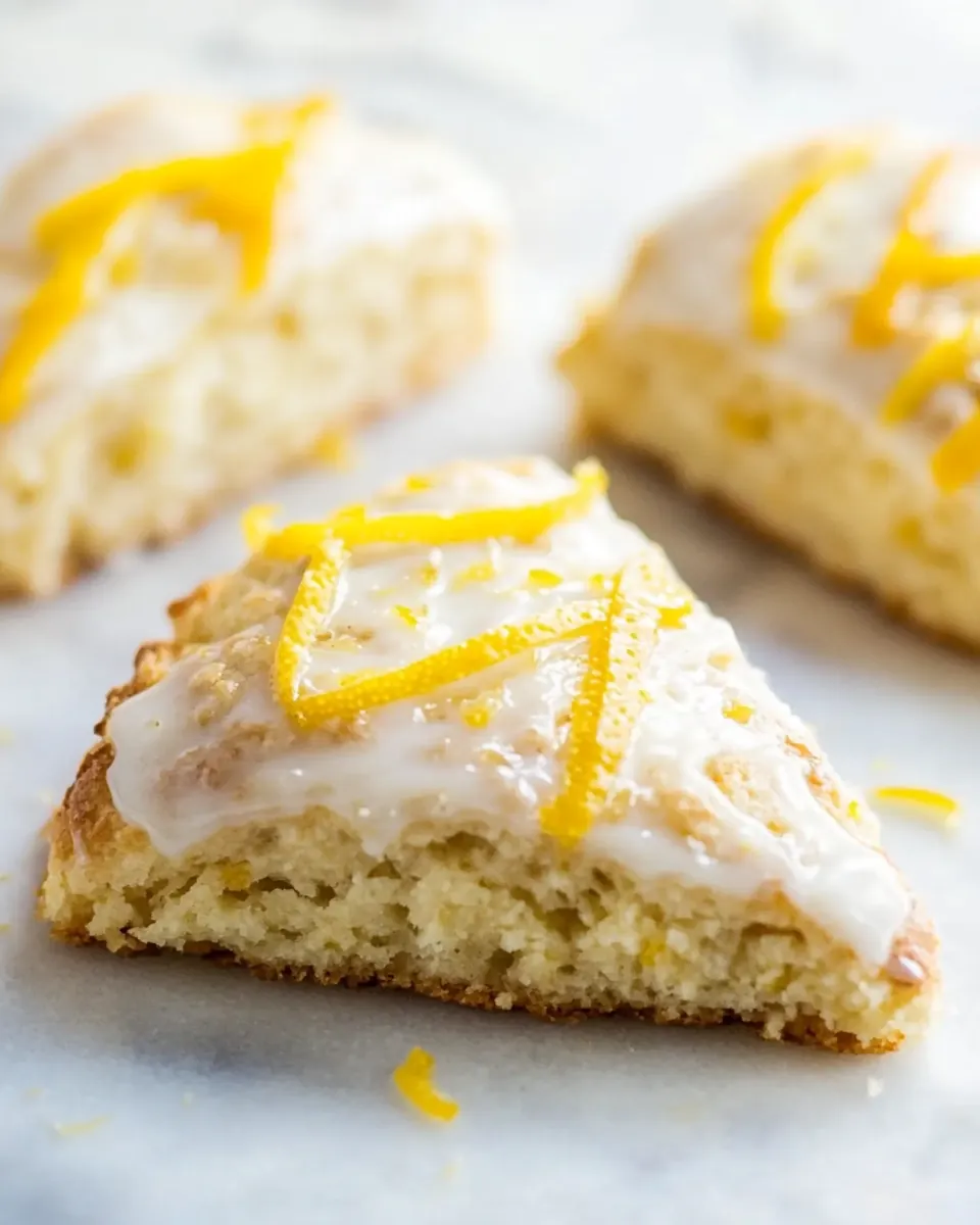 Lemon Buttermilk Scones