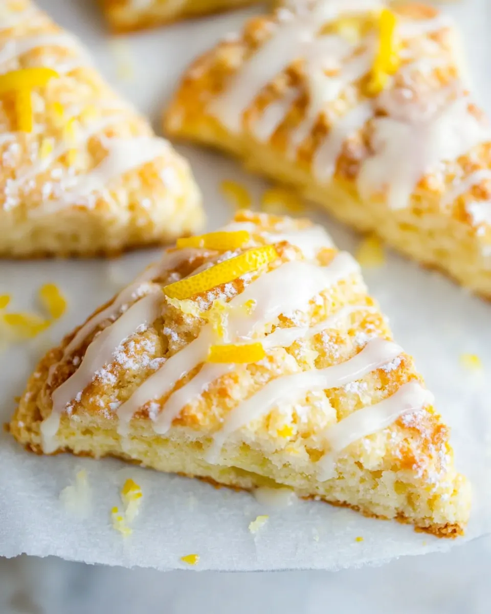 Lemon Buttermilk Scones