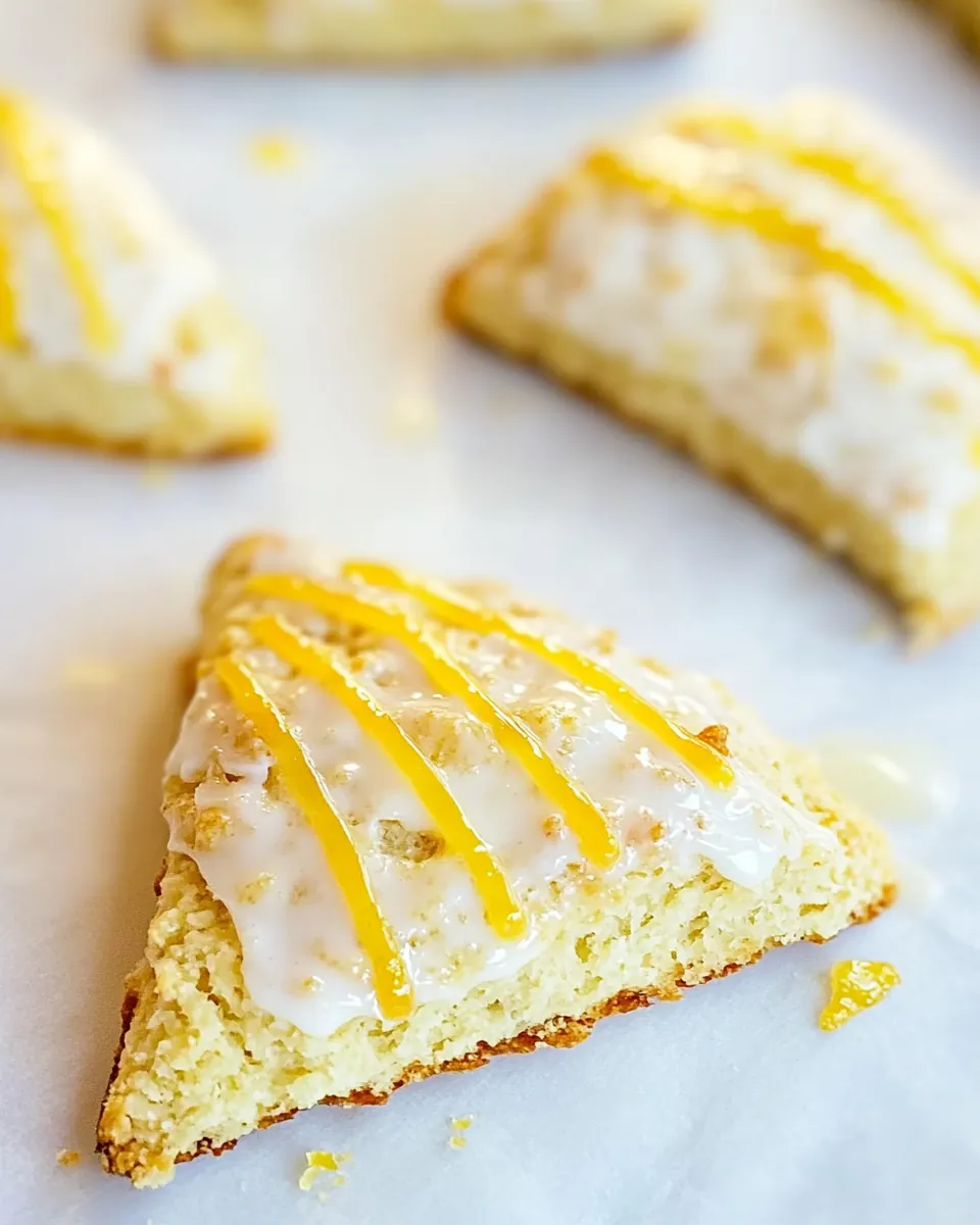 Lemon Buttermilk Scones
