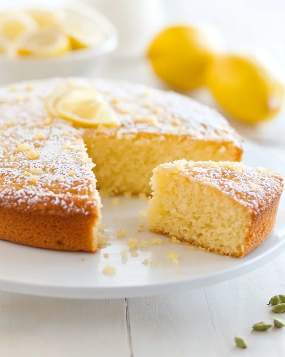Lemon Cardamom Cake
