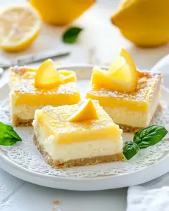 Lemon Cheesecake Bars