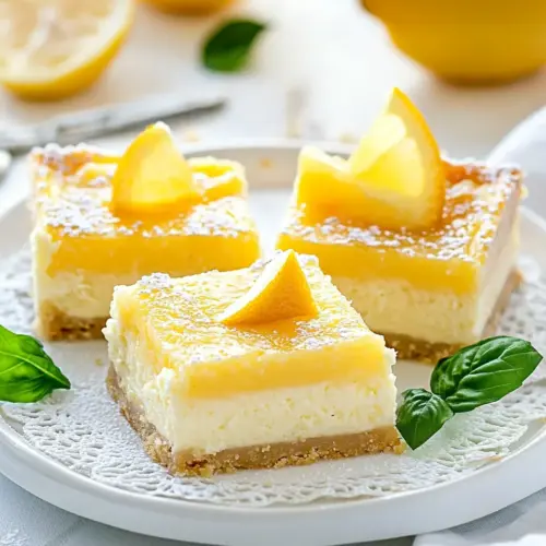 Lemon Cheesecake Bars