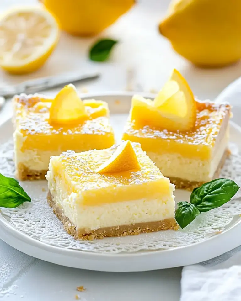 Lemon Cheesecake Bars