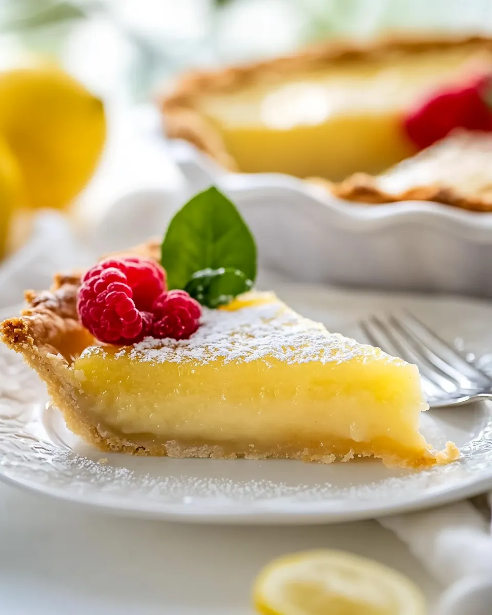 Lemon Chess Pie