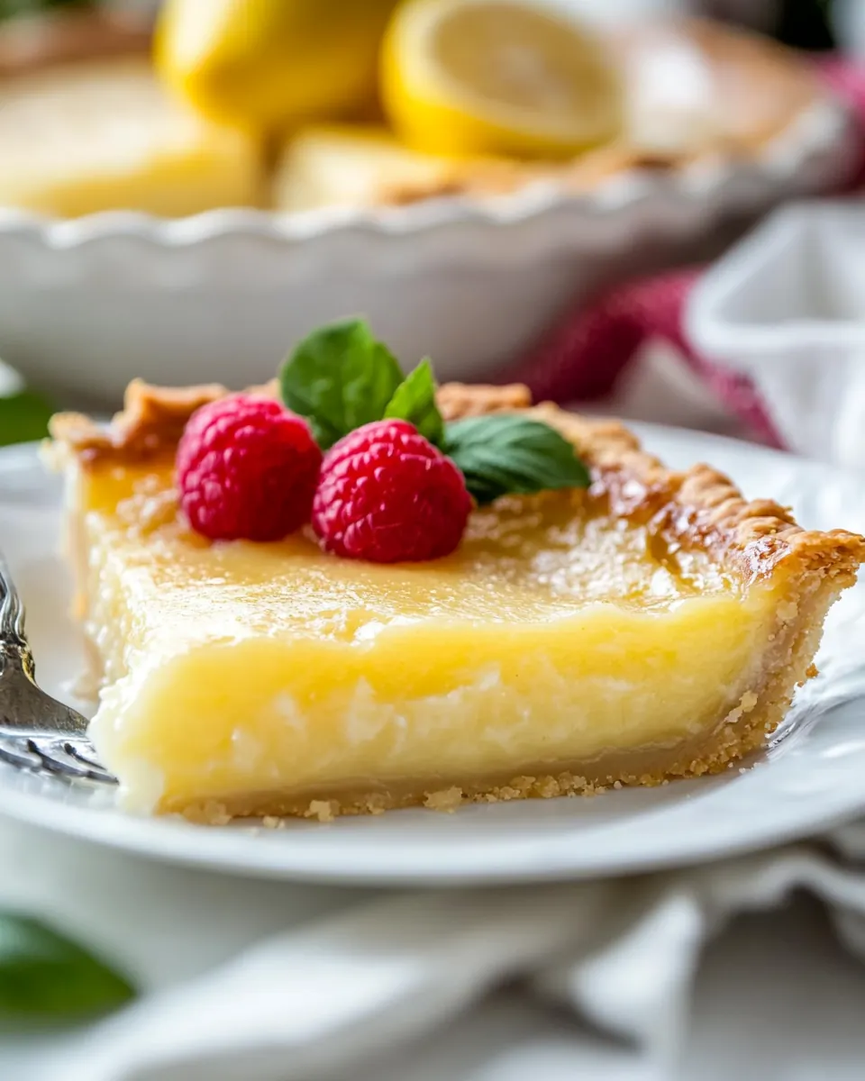 Lemon Chess Pie