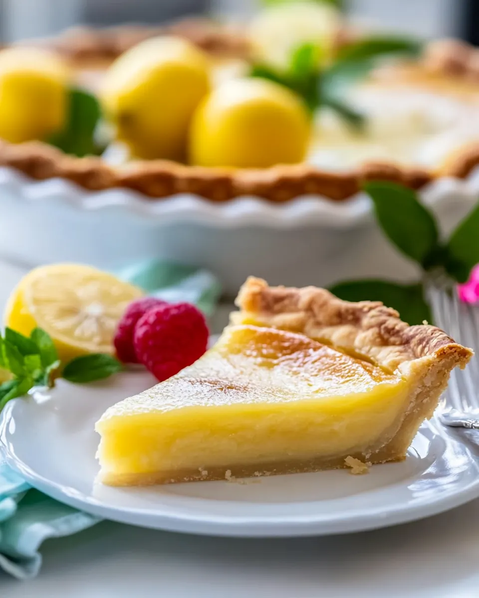 Lemon Chess Pie