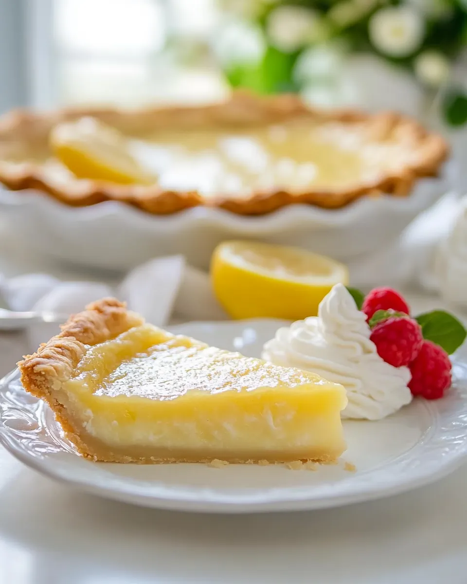 Lemon Chess Pie