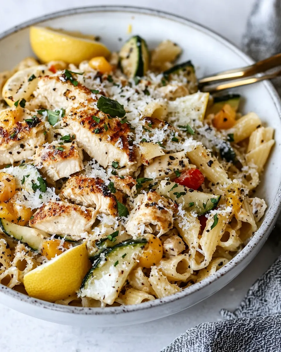 Lemon Chicken Pasta