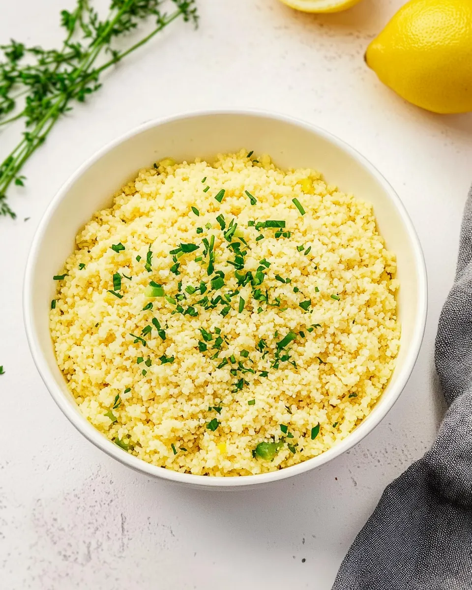 Lemon Couscous