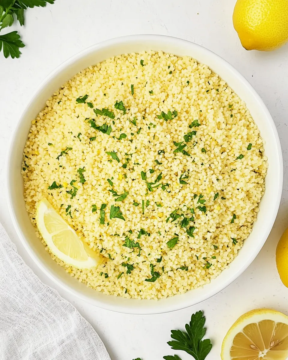 Lemon Couscous