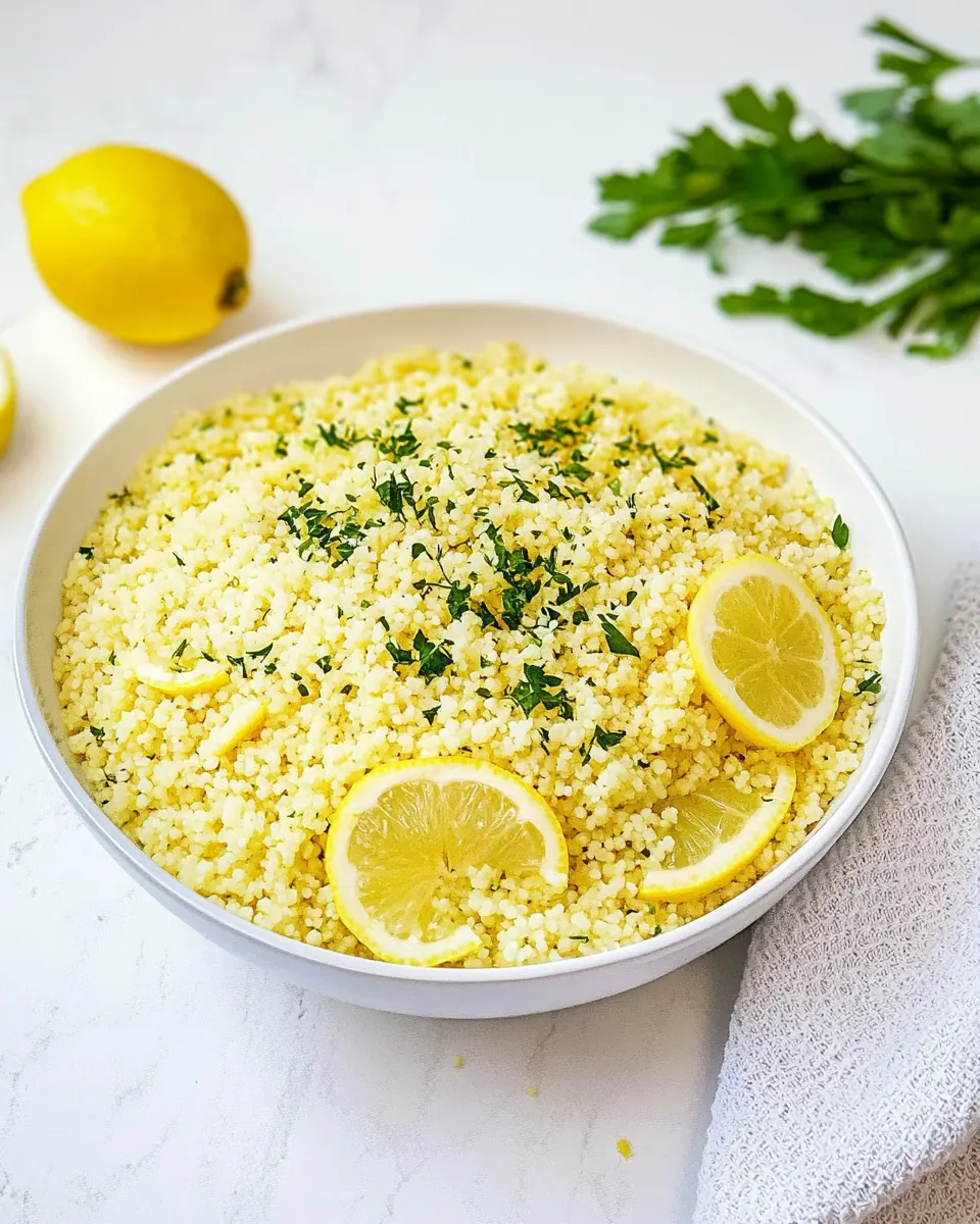 Lemon Couscous