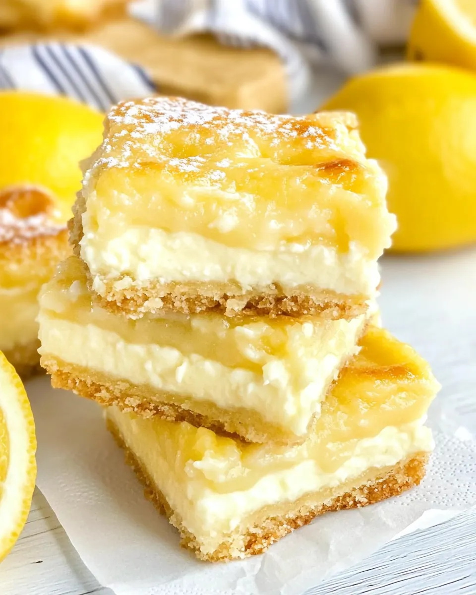 Lemon Cream Cheese Bars