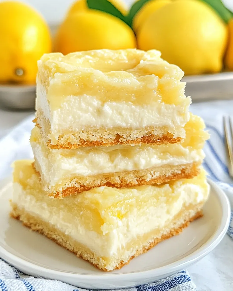Lemon Cream Cheese Bars