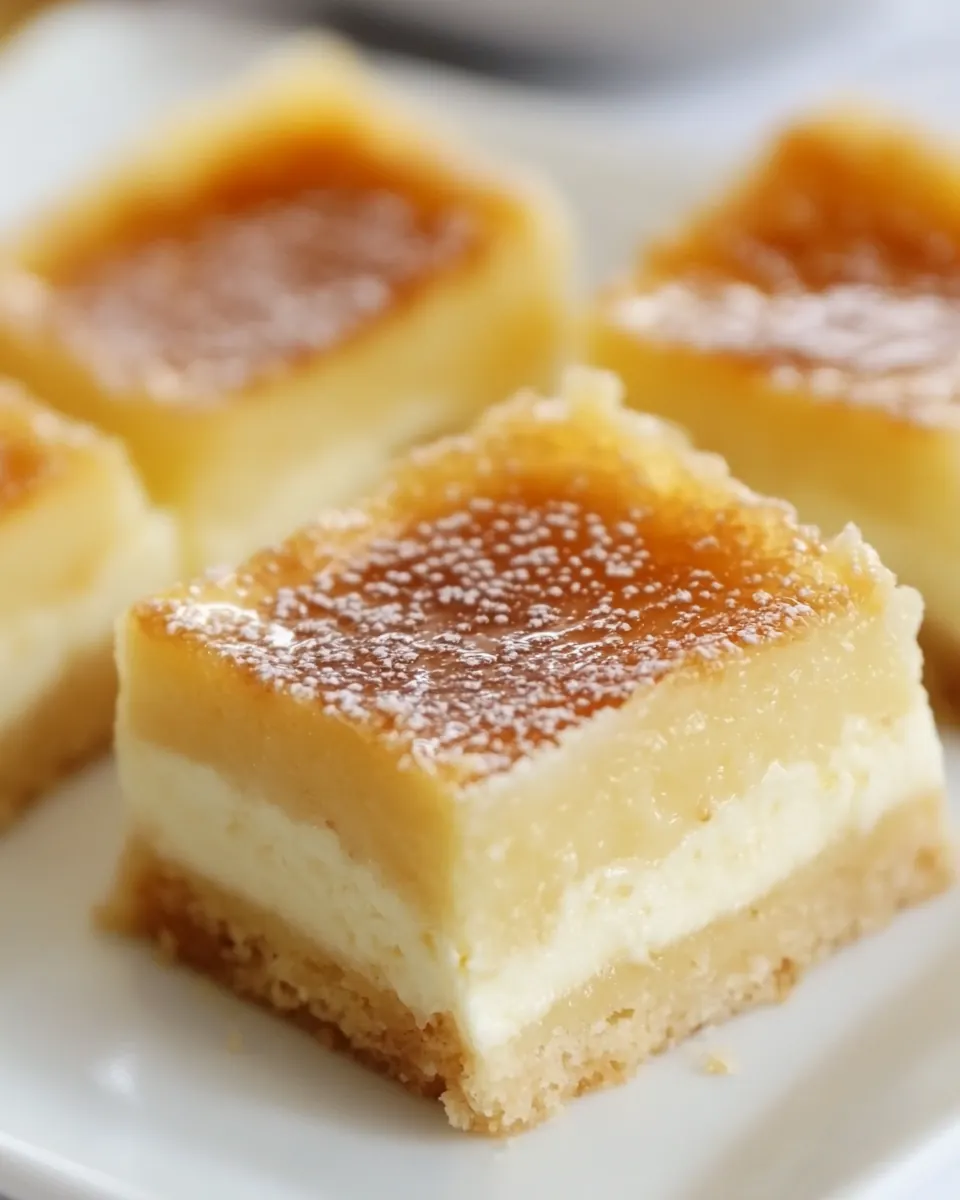 Lemon Creme Brulee Bars