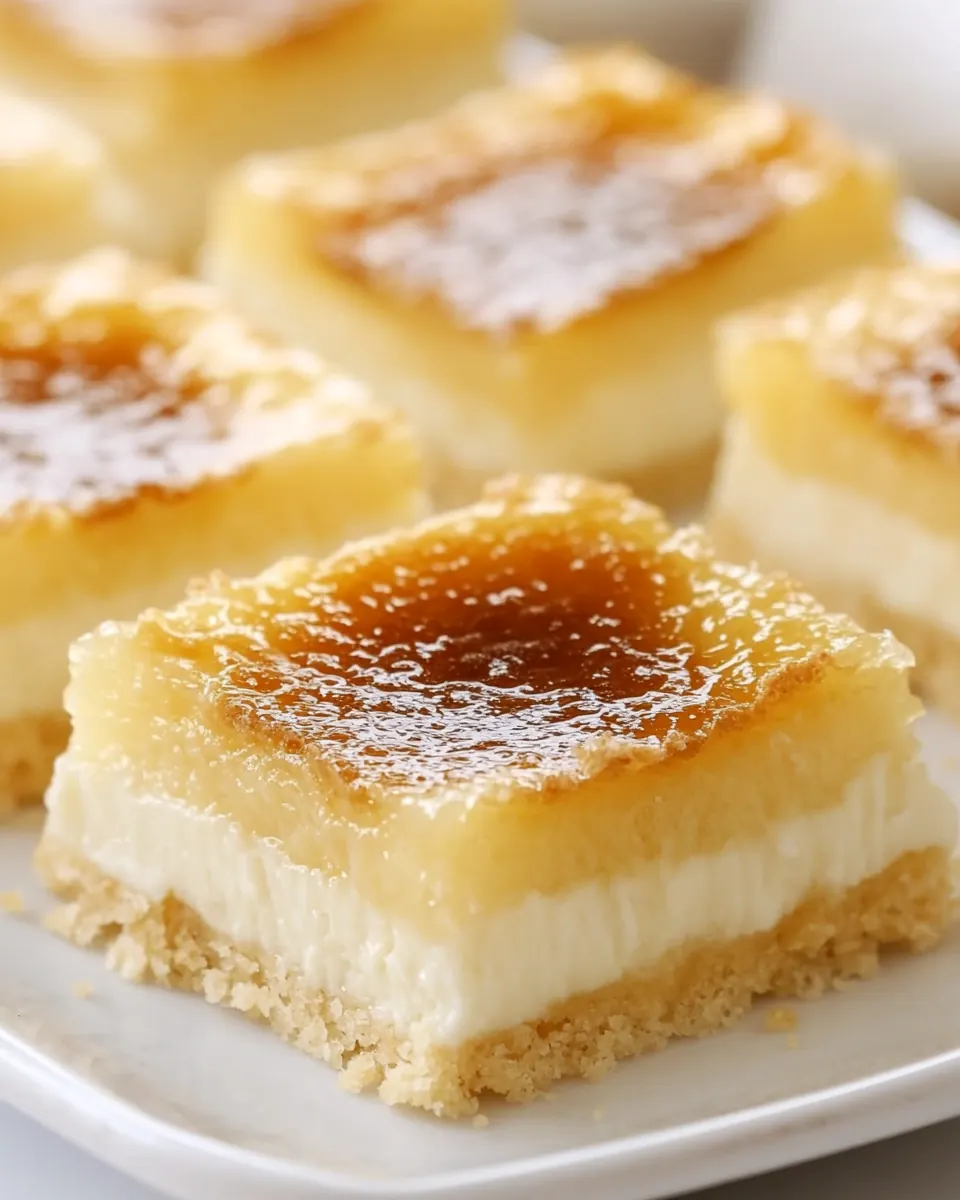 Lemon Creme Brulee Bars