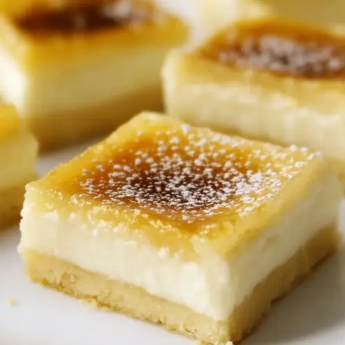 Lemon Creme Brulee Bars