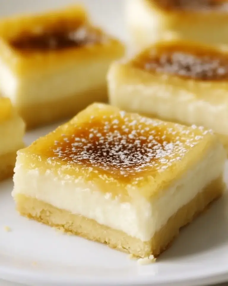 Lemon Creme Brulee Bars