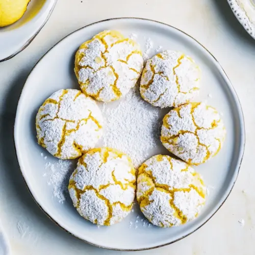 Lemon Crinkle Cookies