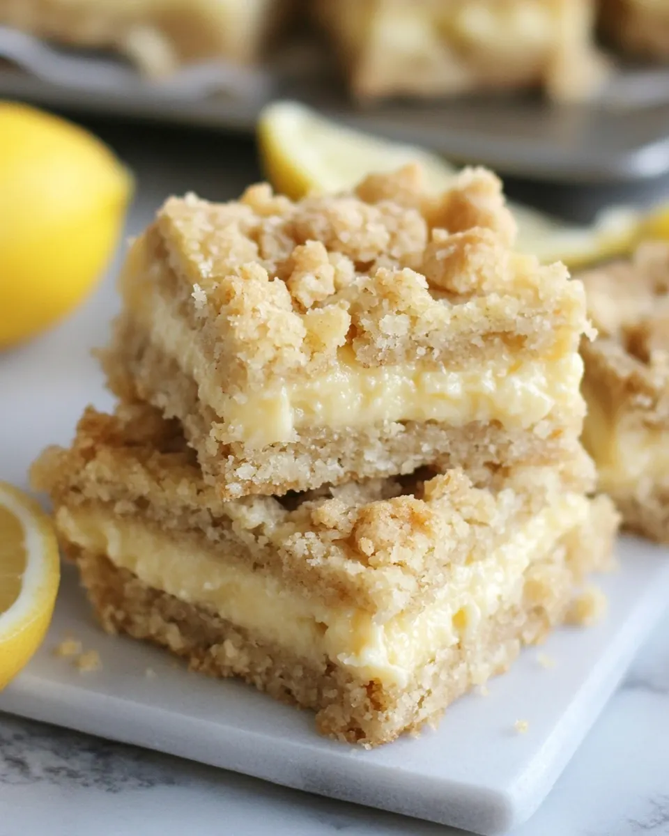 Lemon Crumb Bars