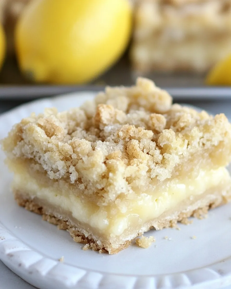 Lemon Crumb Bars