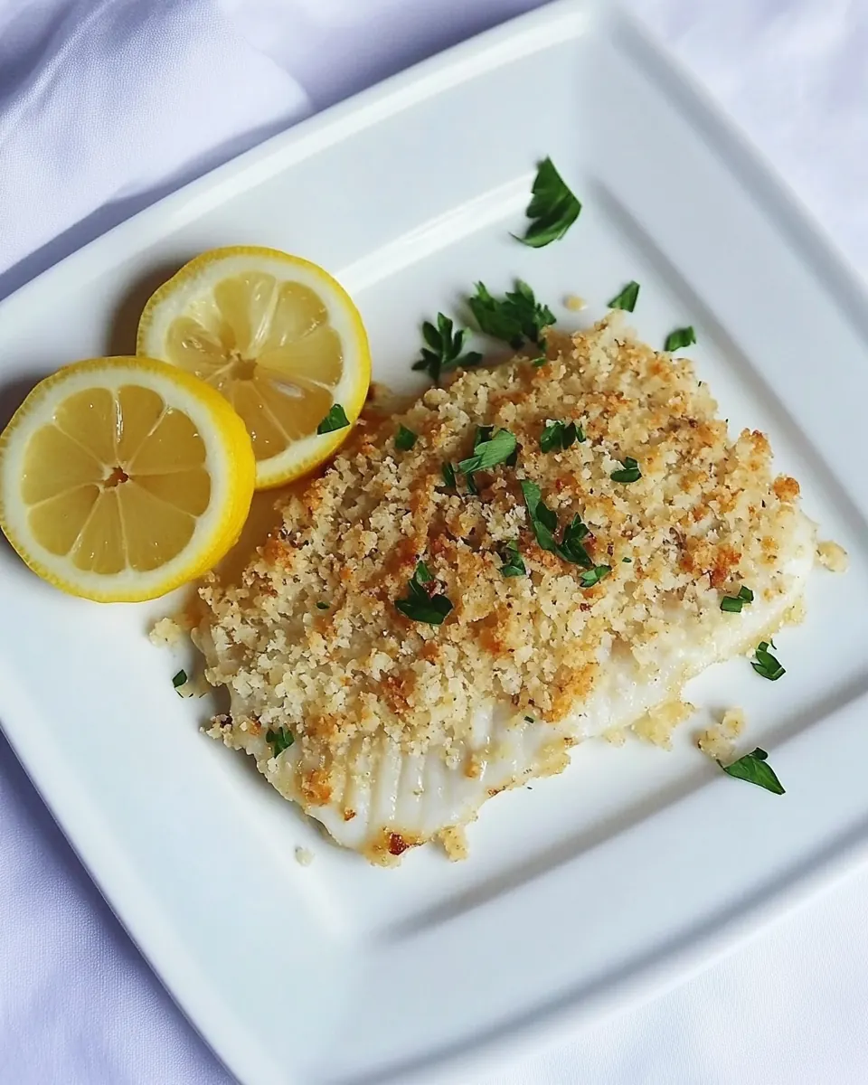 Lemon Crumb Fillet of Sole