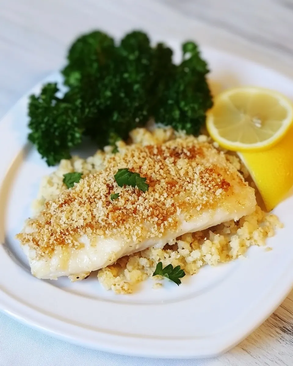 Lemon Crumb Fillet of Sole