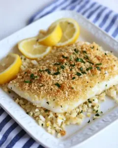 Lemon Crumb Fillet of Sole