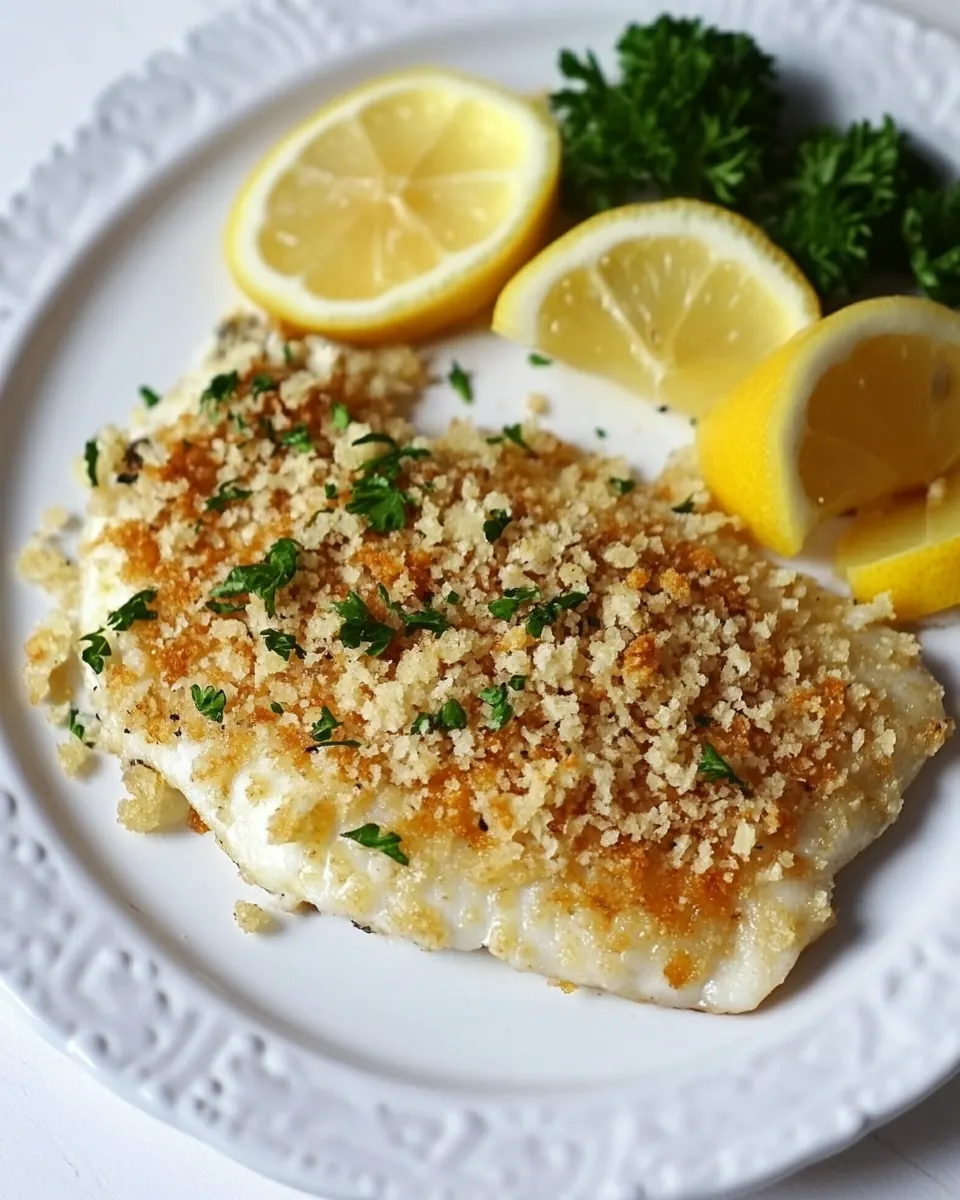 Lemon Crumb Fillet of Sole