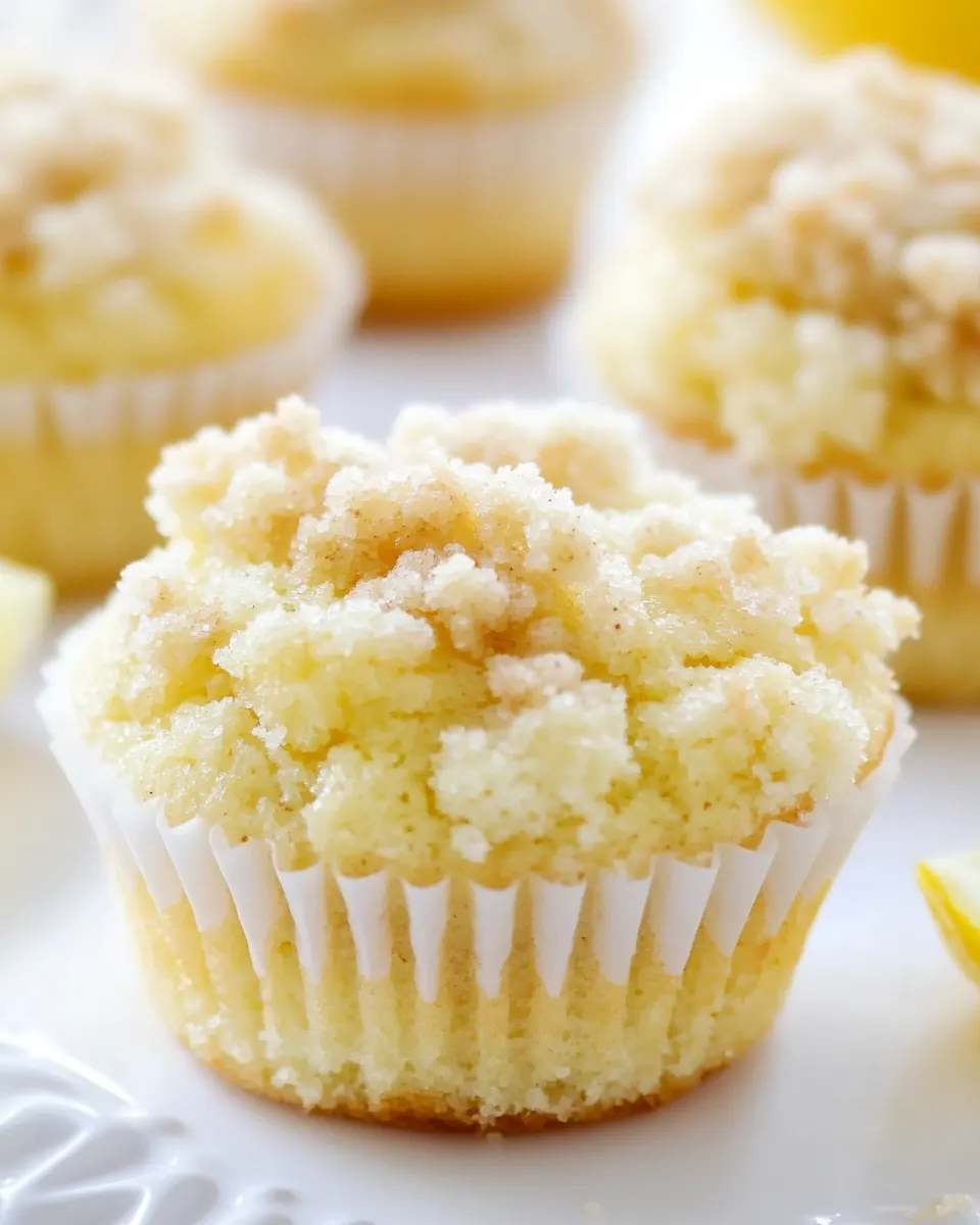 Lemon Crumb Muffins