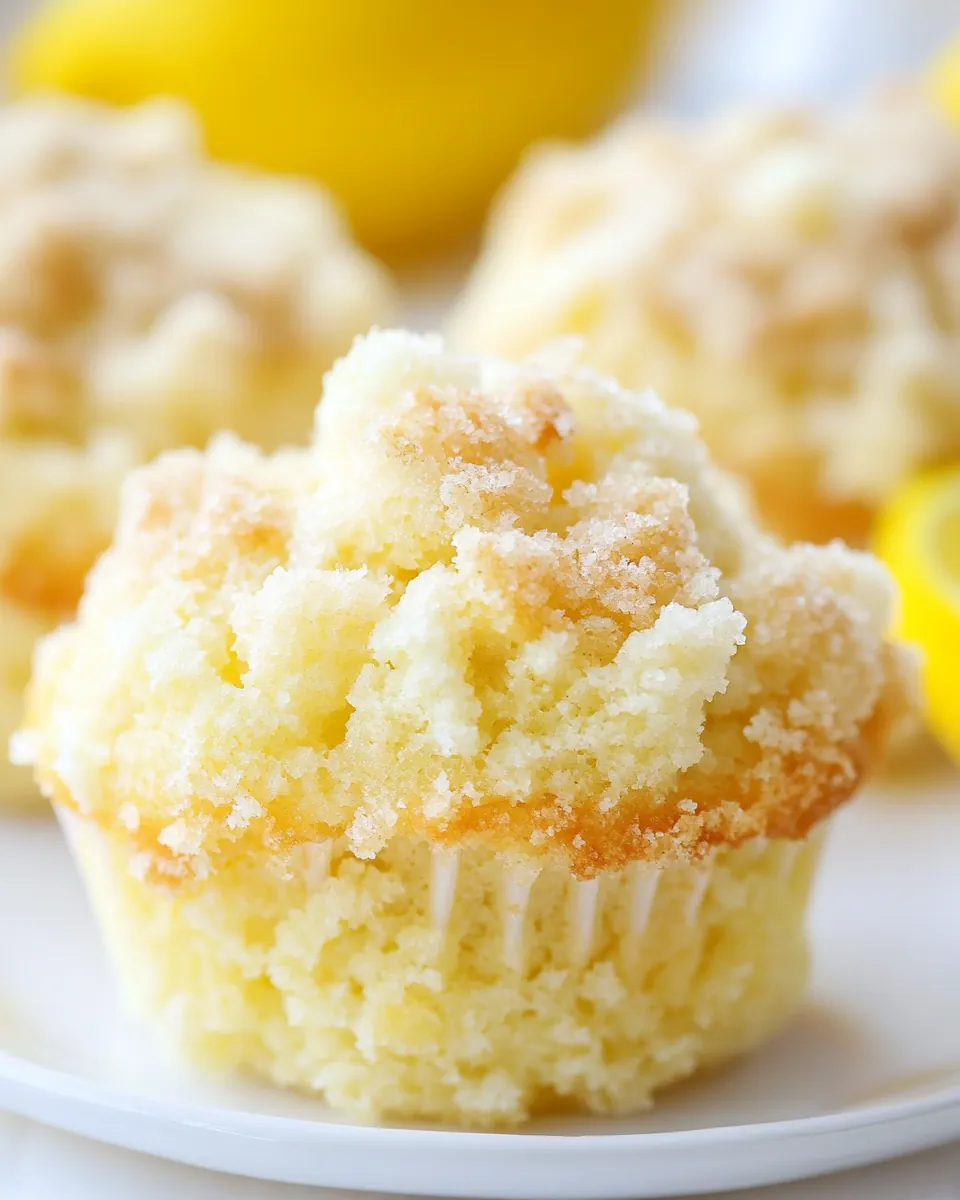 Lemon Crumb Muffins