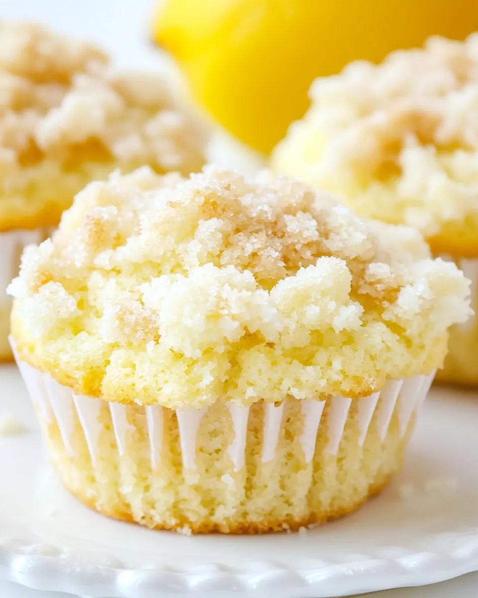 Lemon Crumb Muffins