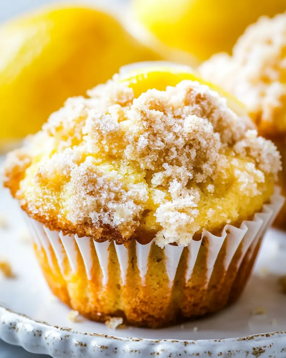 Lemon Crumb Muffins