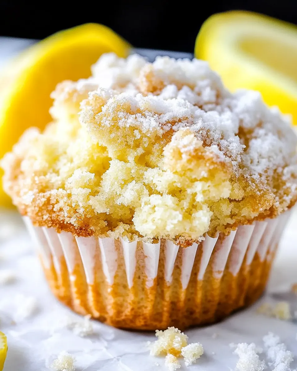 Lemon Crumb Muffins