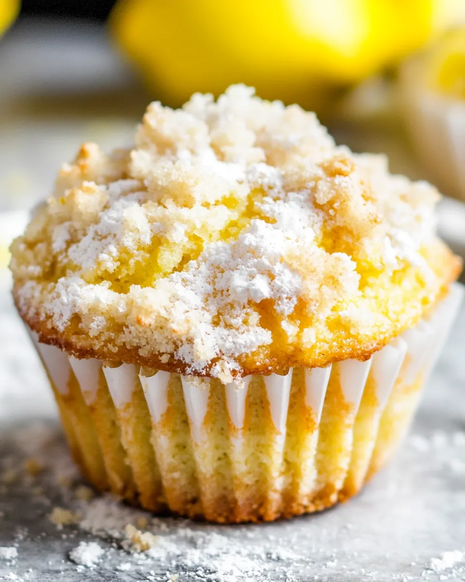 Lemon Crumb Muffins