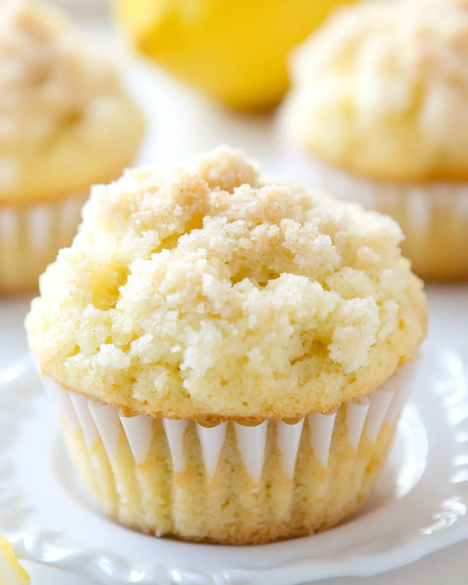 Lemon Crumb Muffins