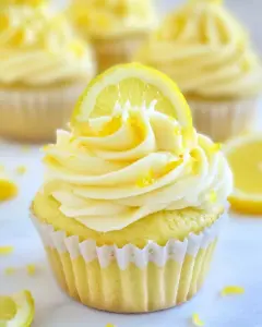 Lemon Cupcakes with Lemon Buttercream