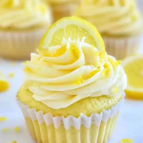 Lemon Cupcakes with Lemon Buttercream