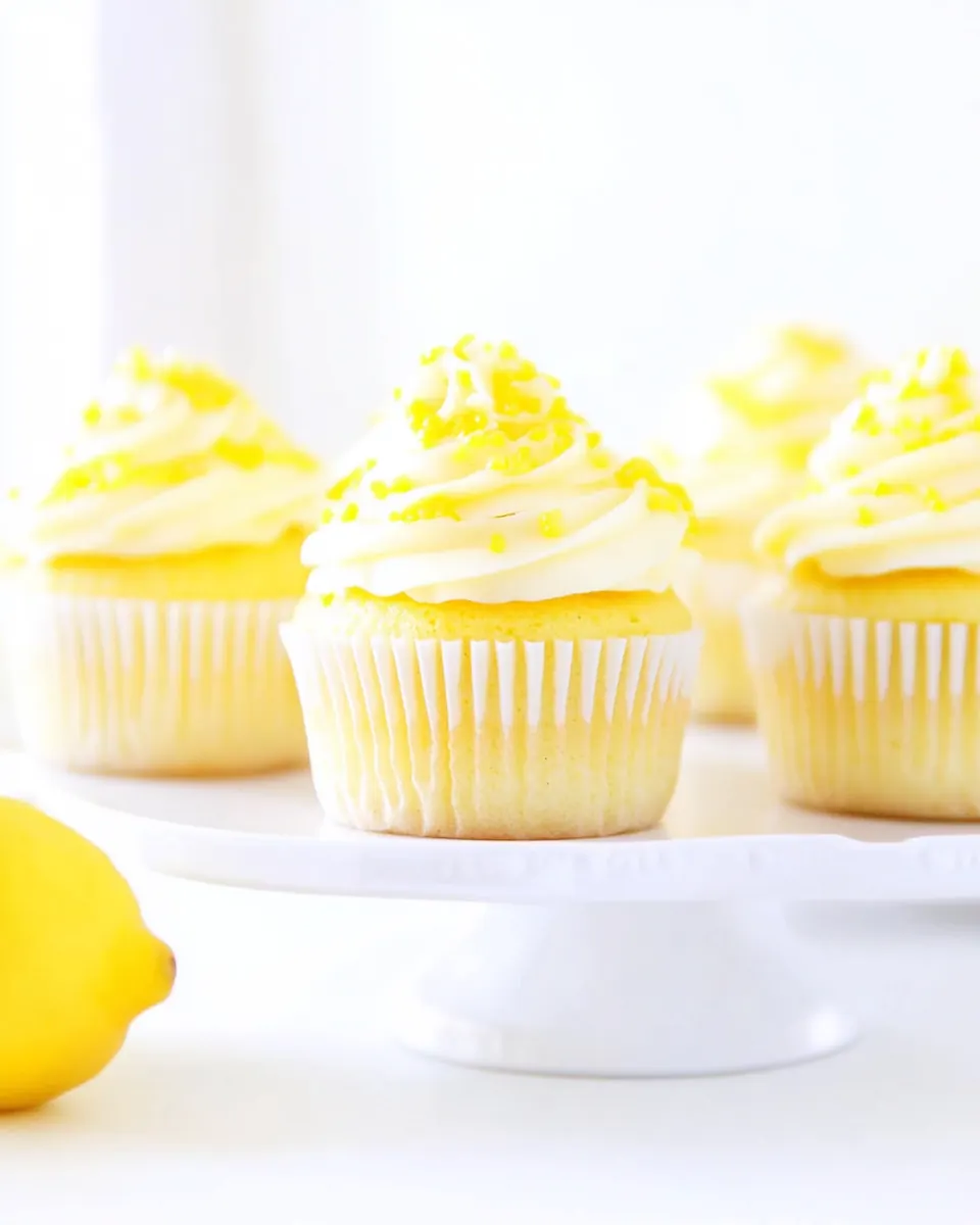 Lemon Curd Cupcakes