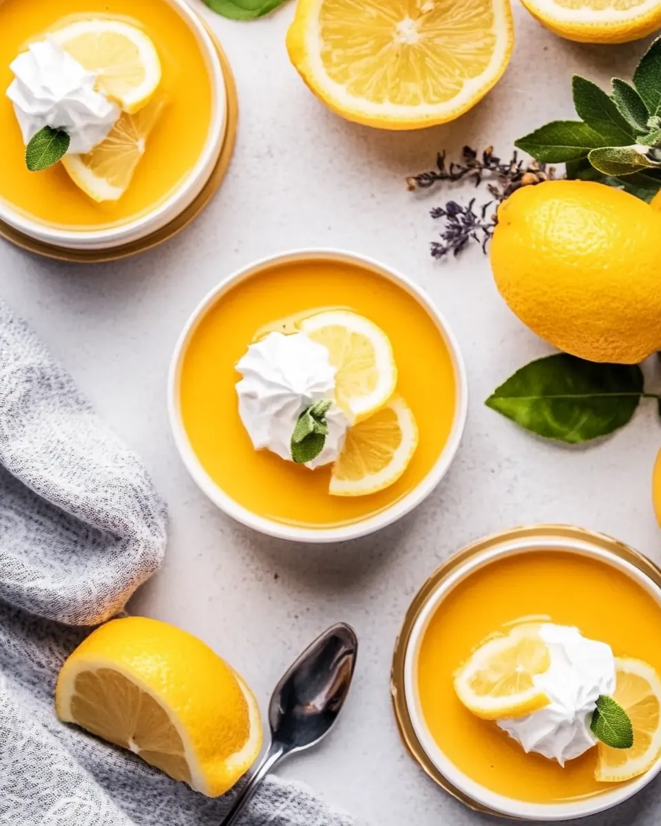 Lemon Custard Cups