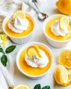 Lemon Custard Cups