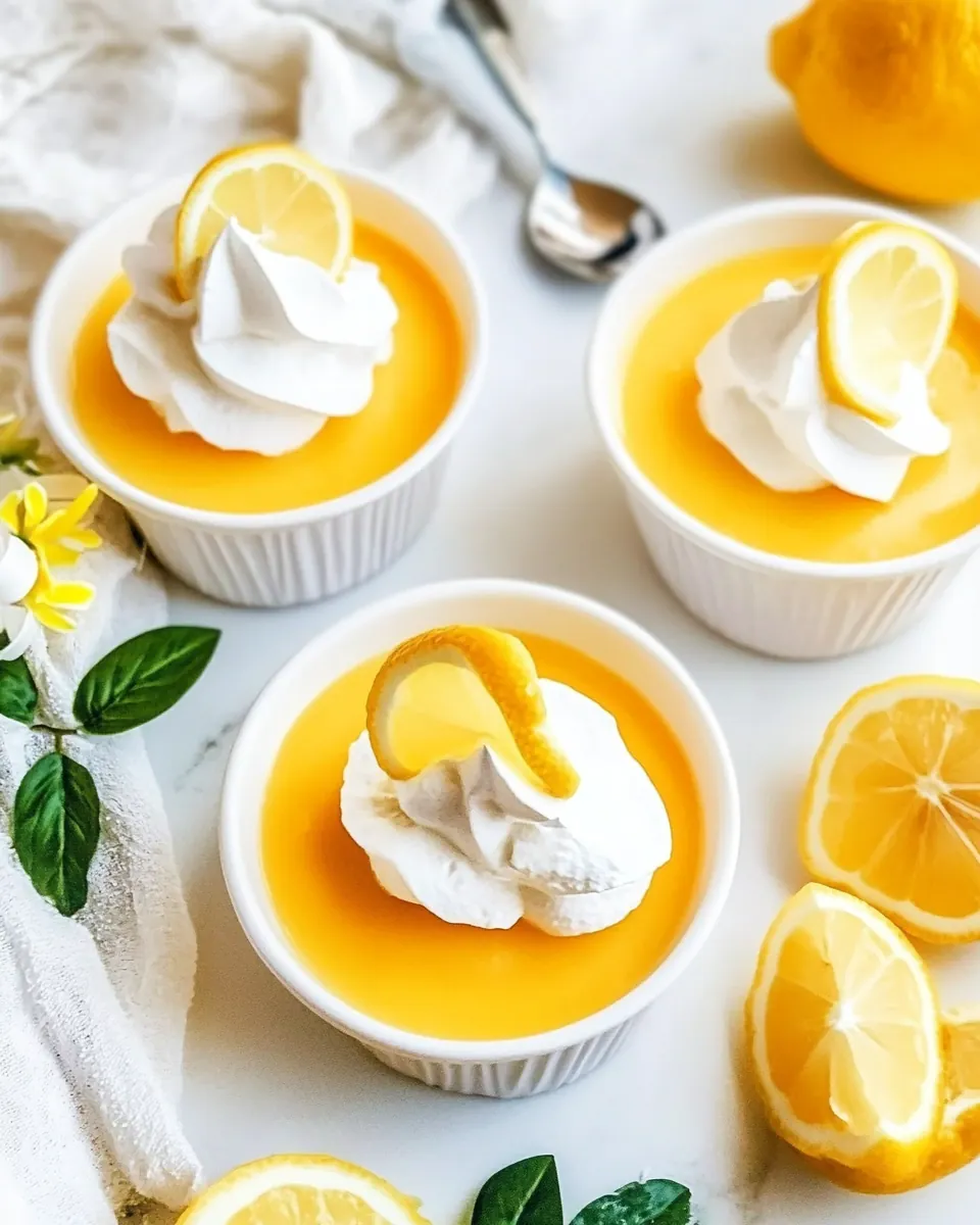Lemon Custard Cups