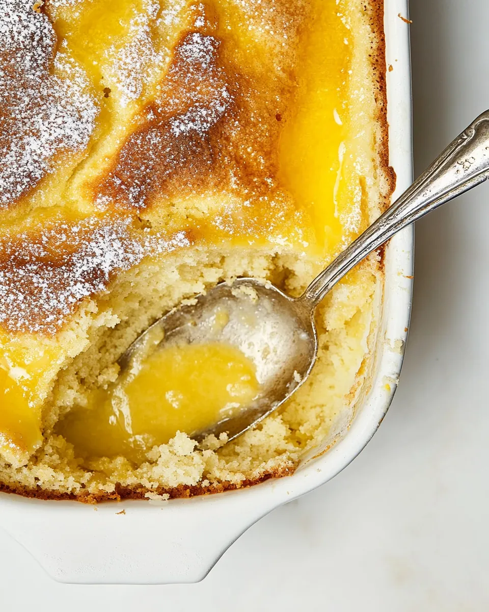 Lemon Dump Cake