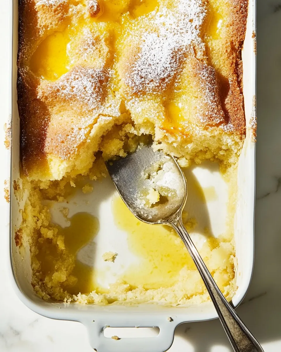 Lemon Dump Cake