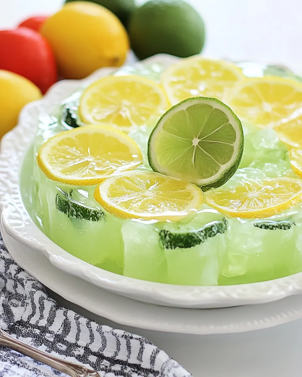 Lemon Lime Jello Salad