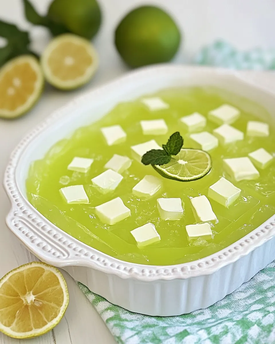 Lemon Lime Jello Salad